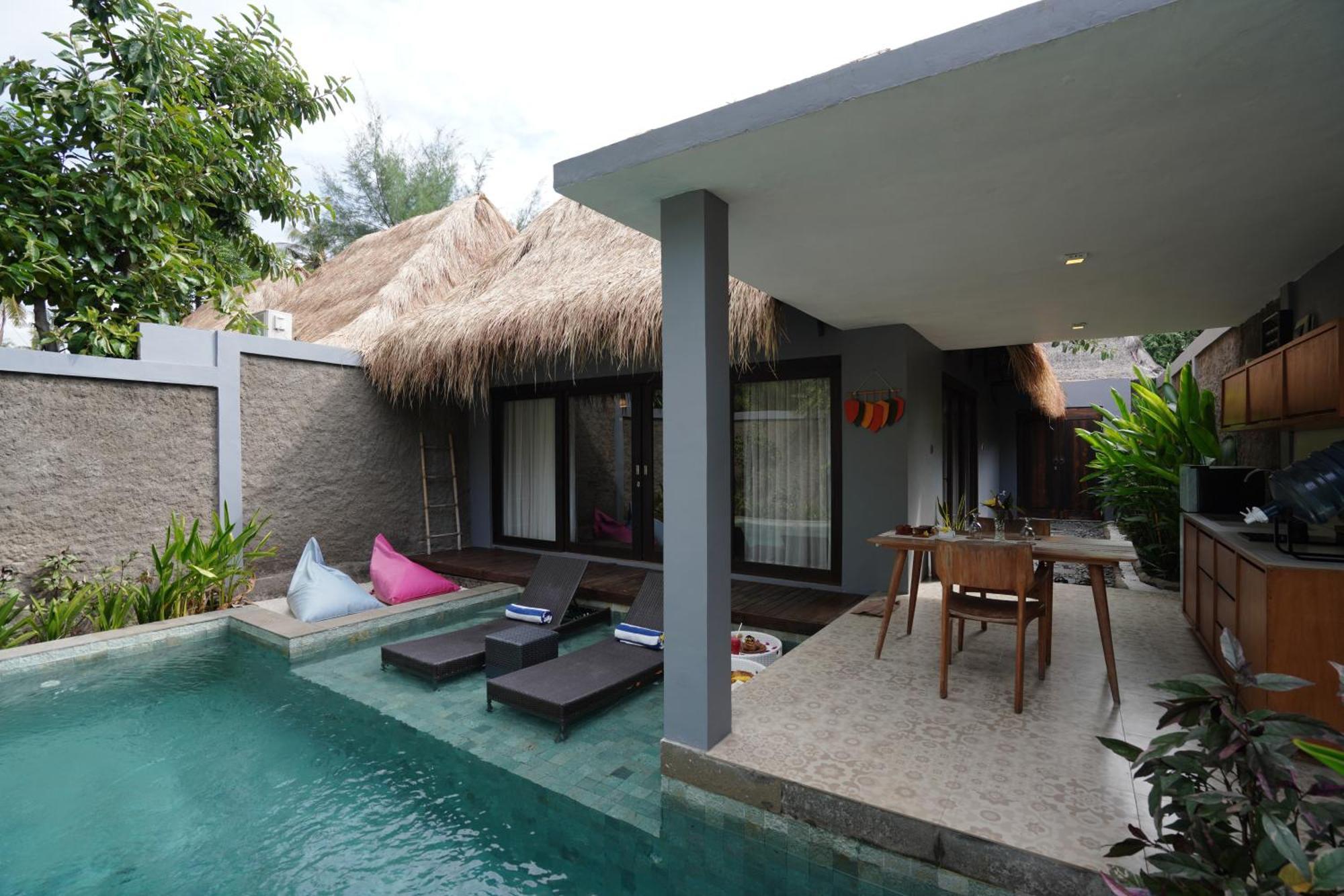 A Villa Gili Air Bagian luar foto
