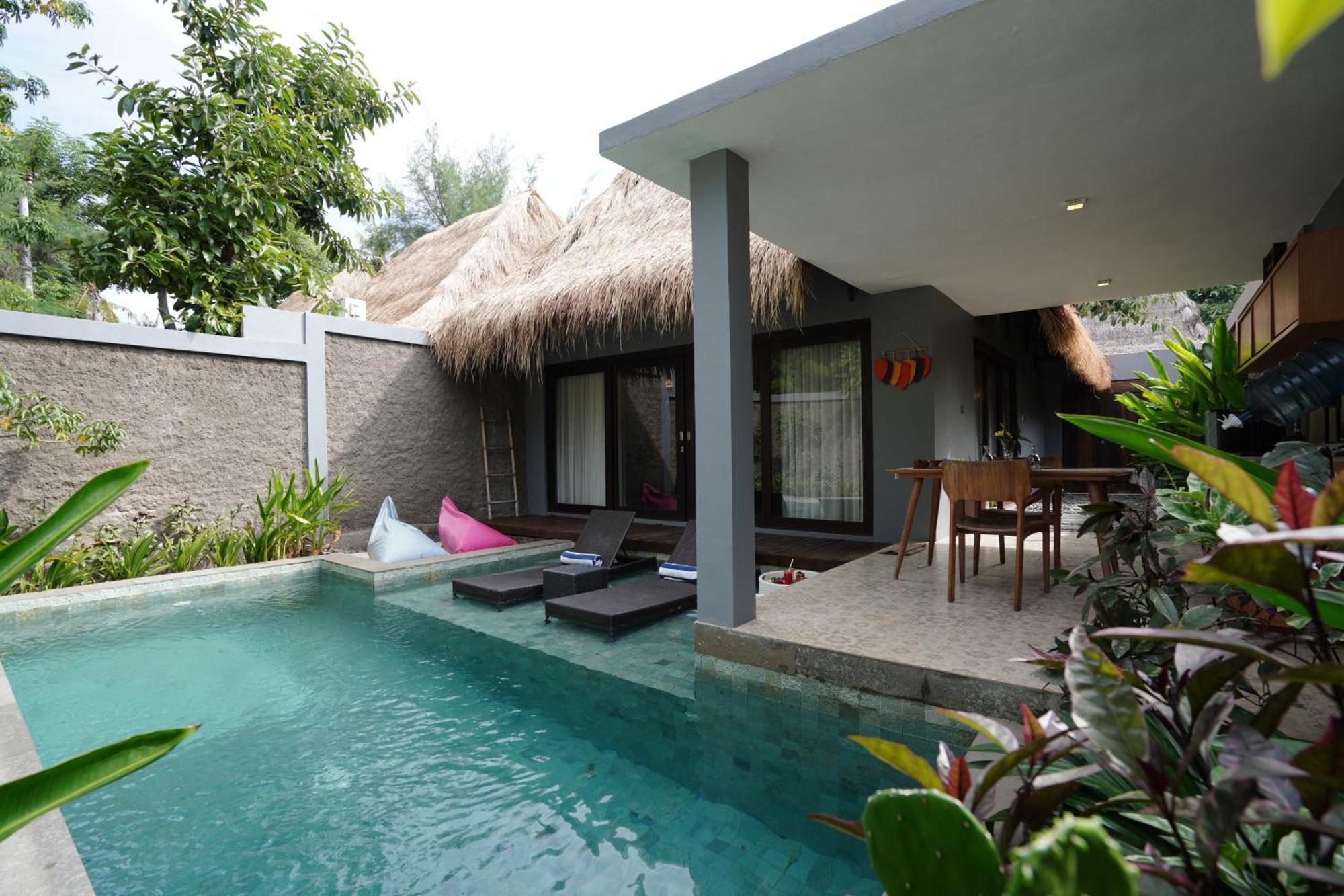 A Villa Gili Air Bagian luar foto